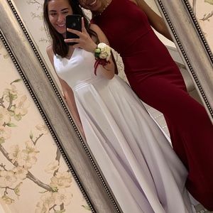 Red/Burgundy Prom/Bridesmaid Dress